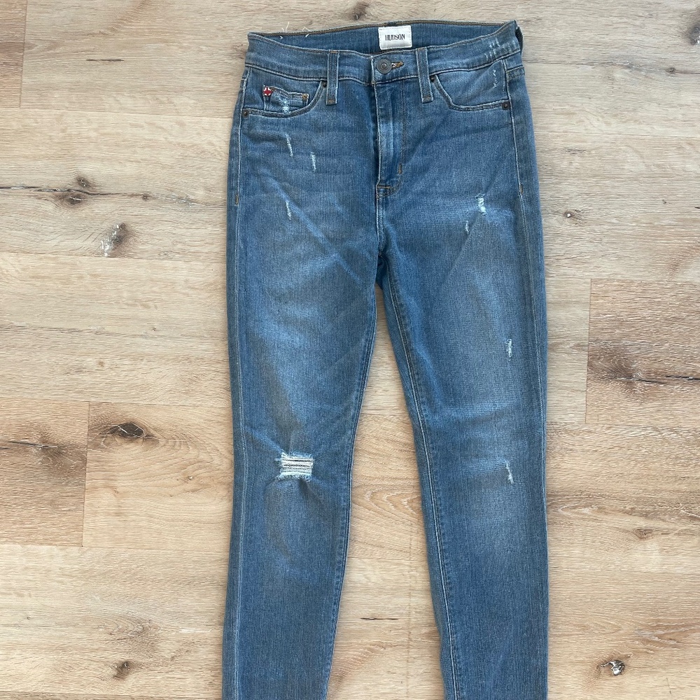 Hudson High Waist Skinny Jeans